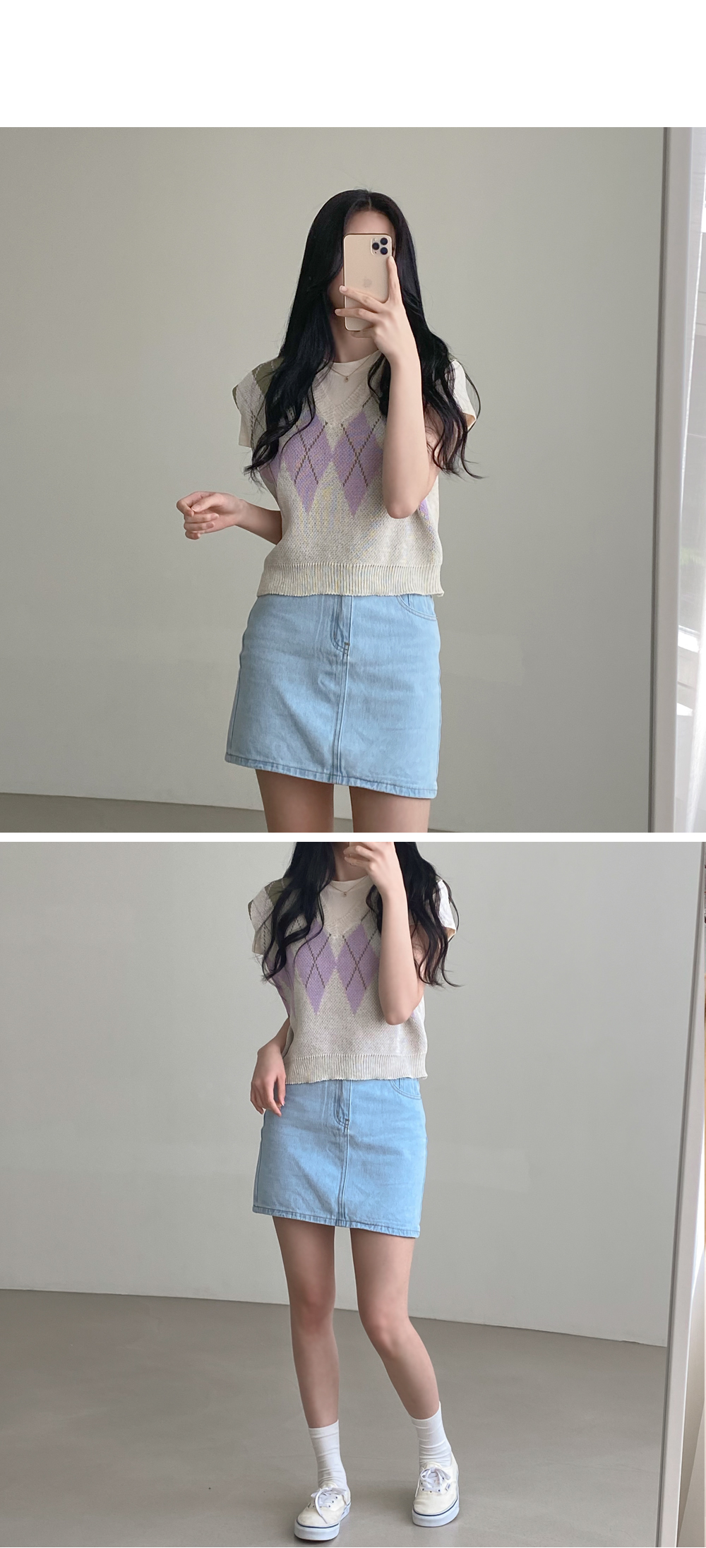専用　DSQUARED2 デニムミニスカート 38 ライトブルー 1394893_20813331_k3.jpg
